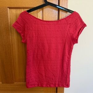 M&S Coral Women’s Off the Shoulder/ Boatneck Top